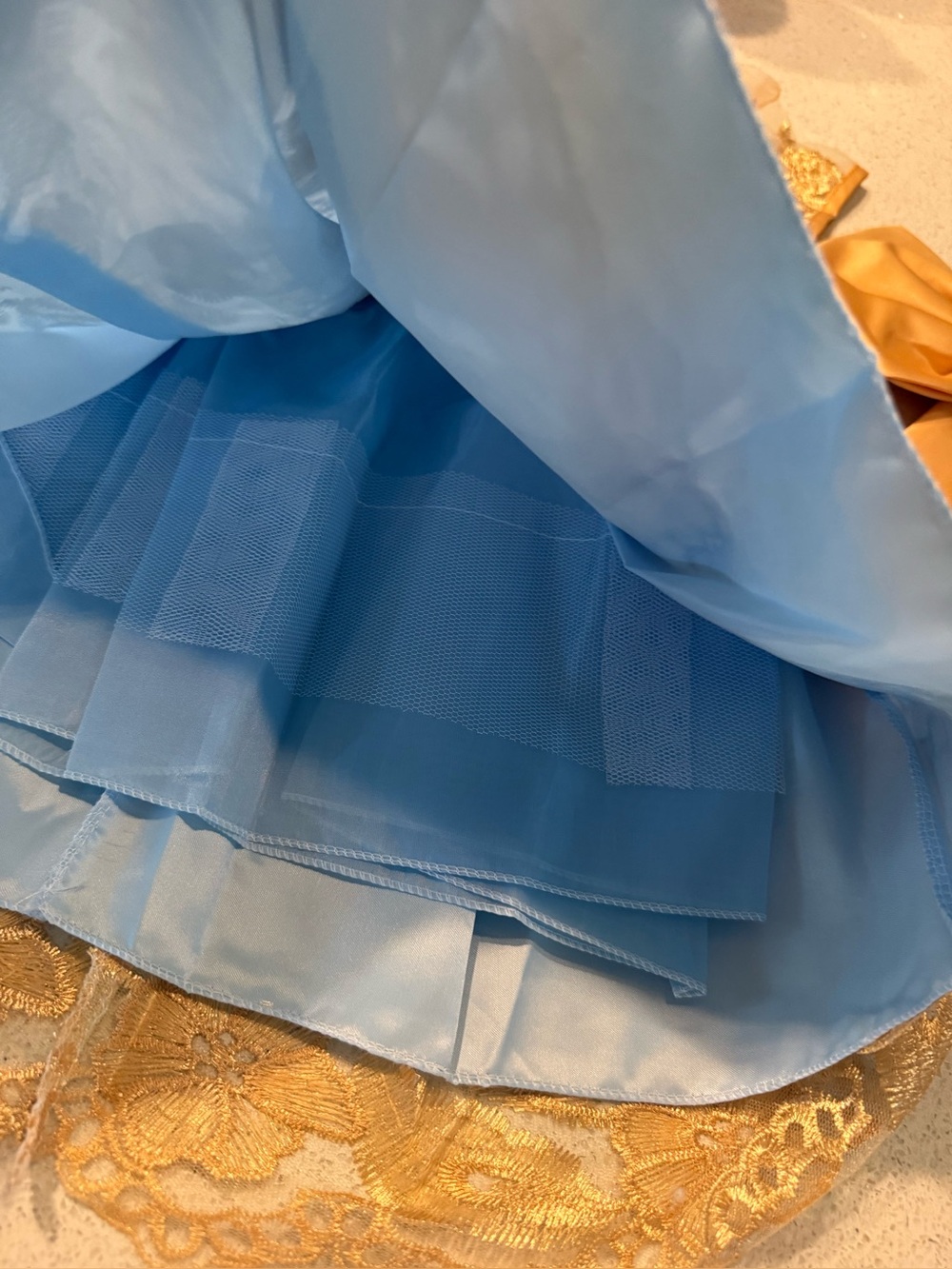 Dress size 9 months baby girl 9-12 months months blue wedding special occasion - Picture 5 of 7